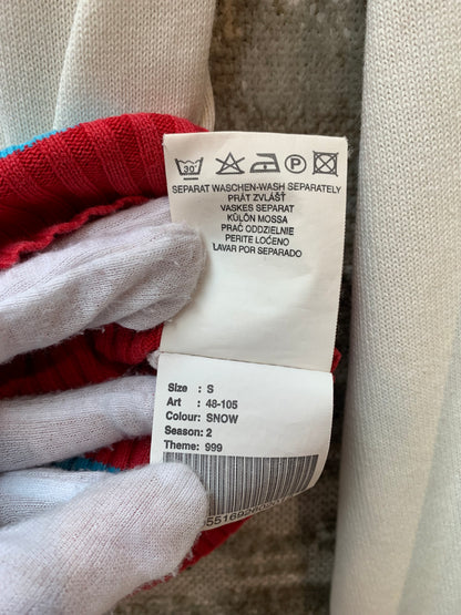 Fishbone Y2K Zip-Up Turtleneck Knit