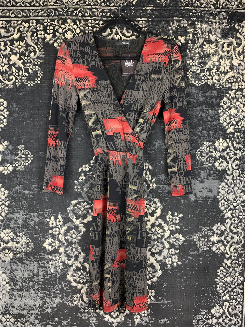 Women's Y2K Style Longsleeve Dress by Jane Norman