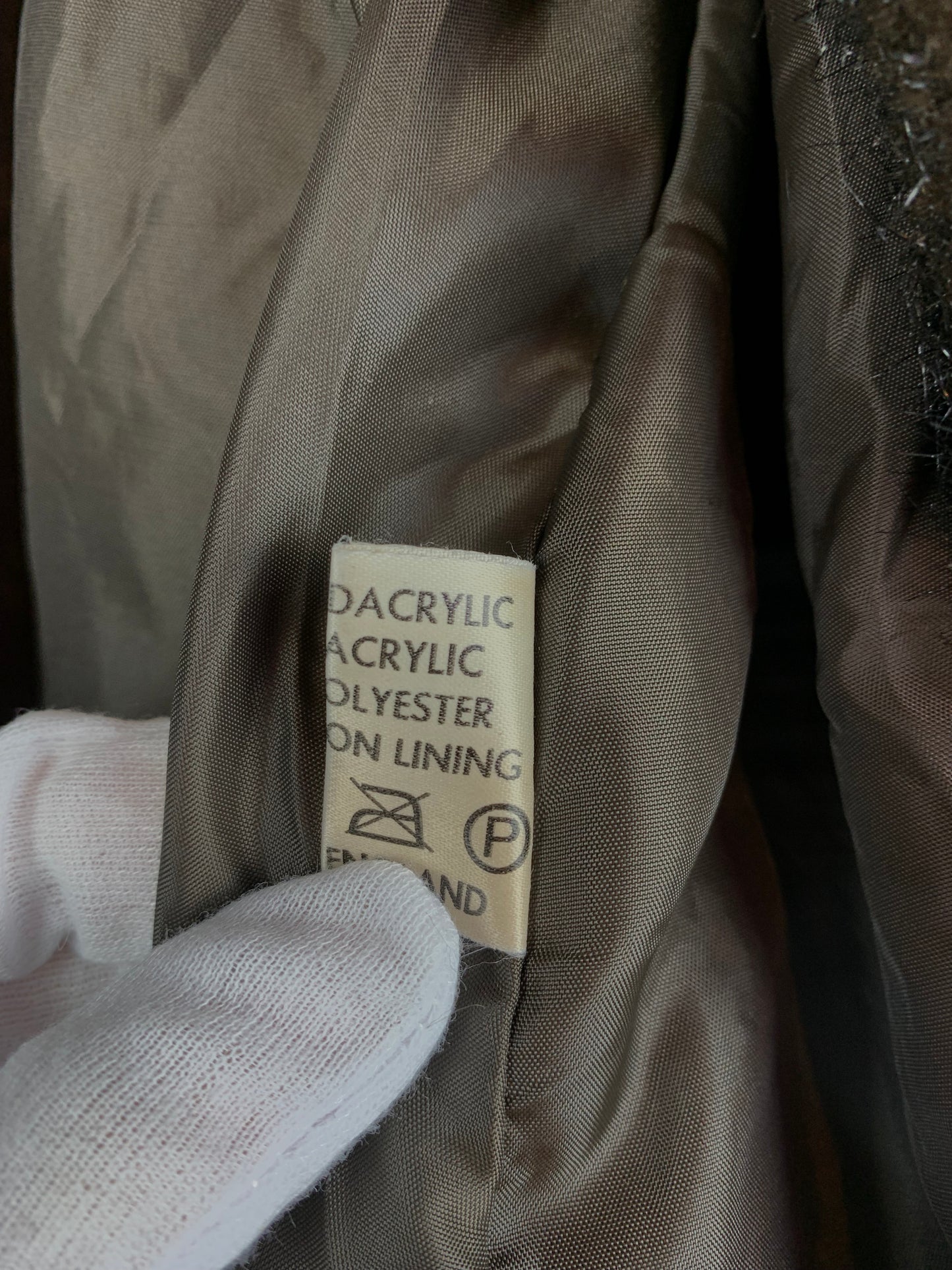 Vintage Women's Faux Fur Coat