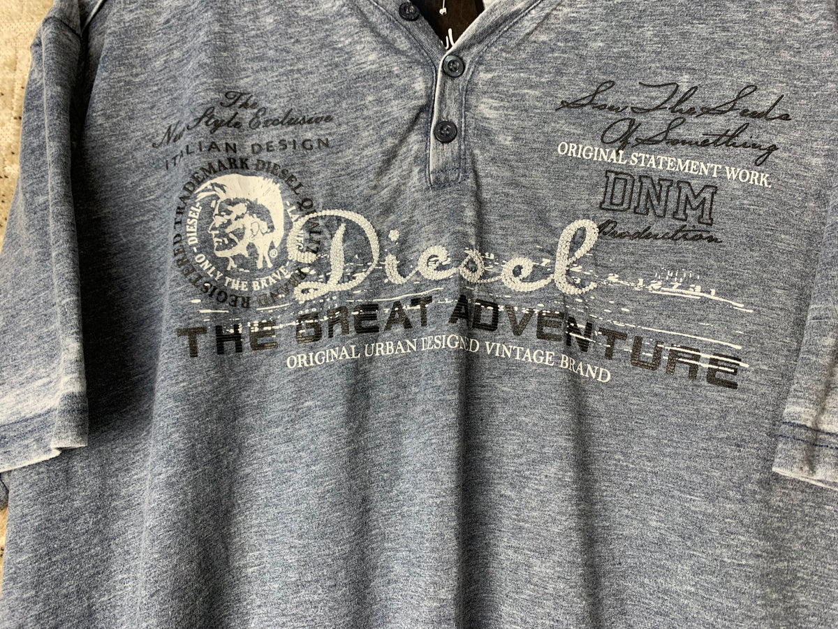 Diesel Burnout Henley T-Shirt