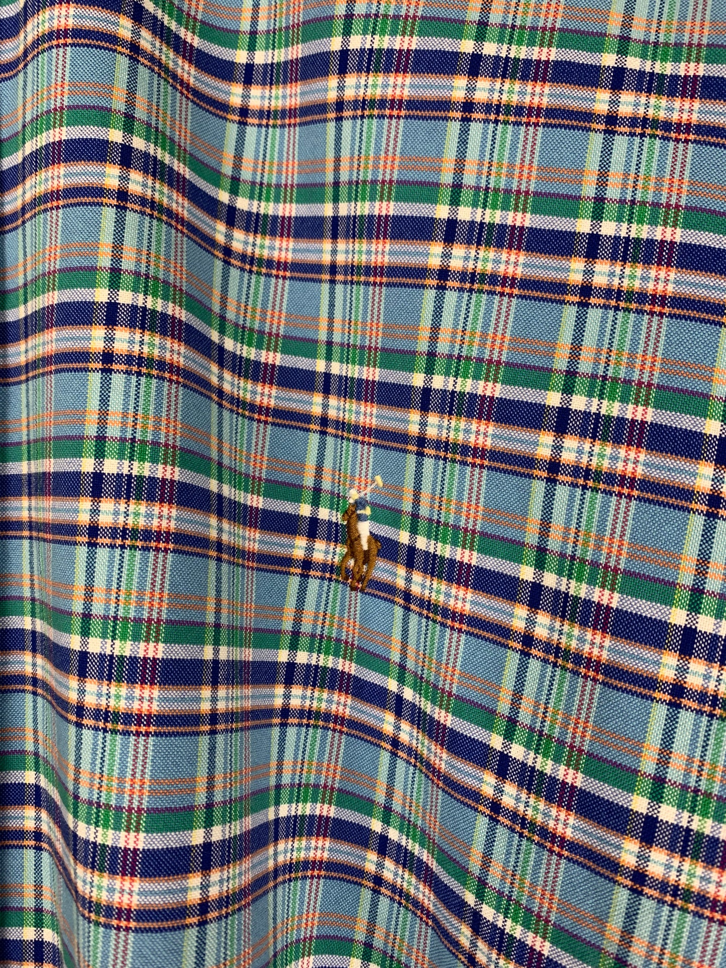 Men's Vintage Ralph Lauren Light Blue Long Sleeve Button-Up