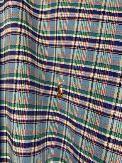 Men's Vintage Ralph Lauren Light Blue Long Sleeve Button-Up