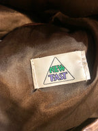 New Fast Brown Leather Coat