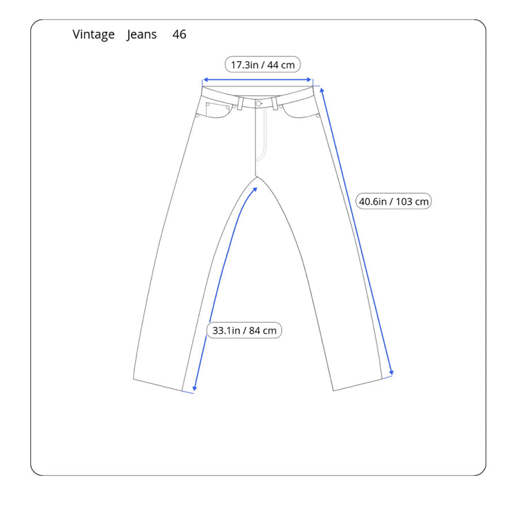 Adjustable Vintage Jeans