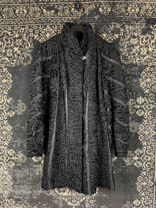 Women’s Vintage Black Persian Lamb Fur Coat