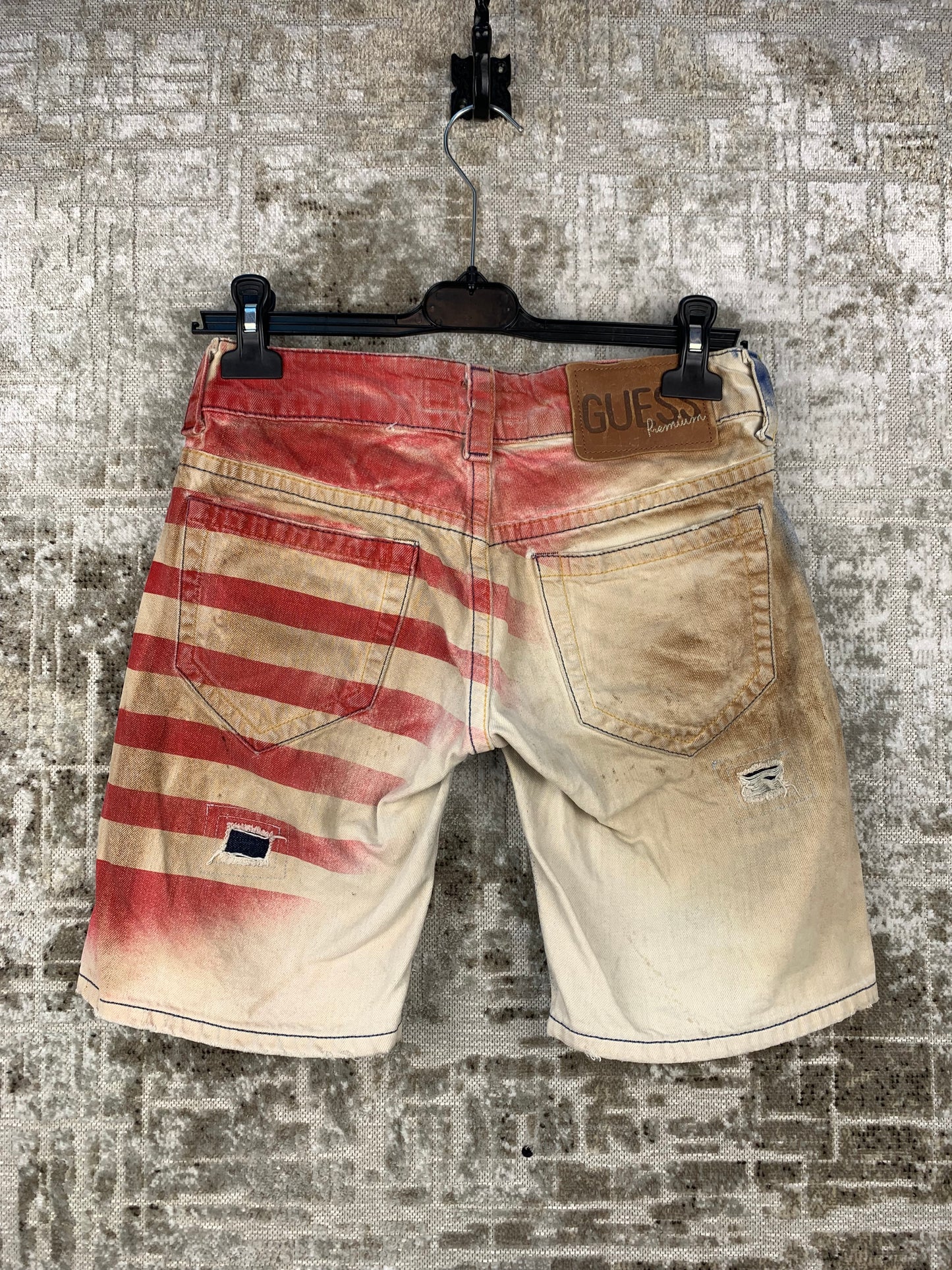 Women's Y2K Guess American Flag Shorts