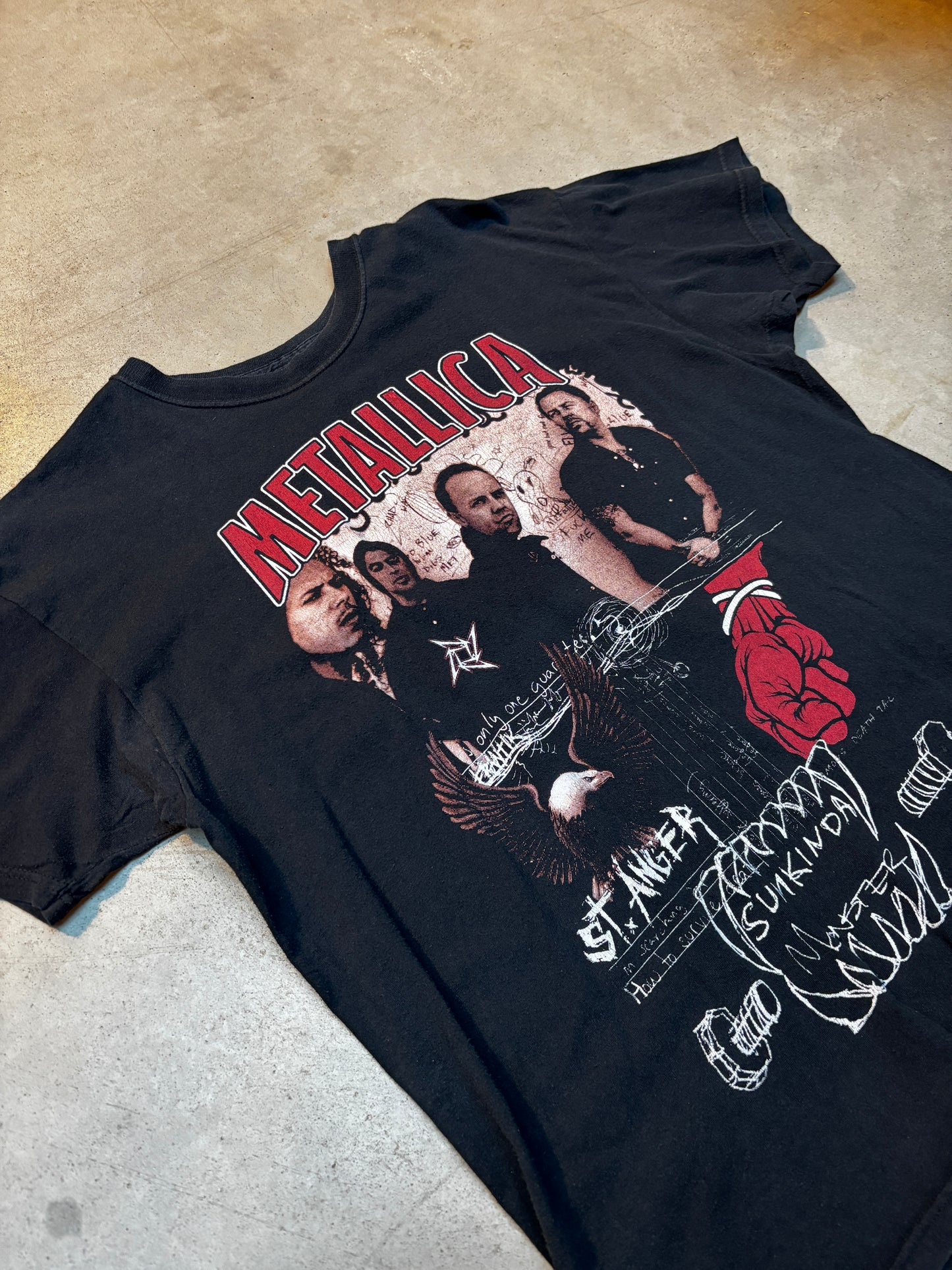 Black Metallica Band T-Shirt