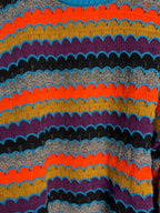 Monsuri Textured Wave Knit Sweater