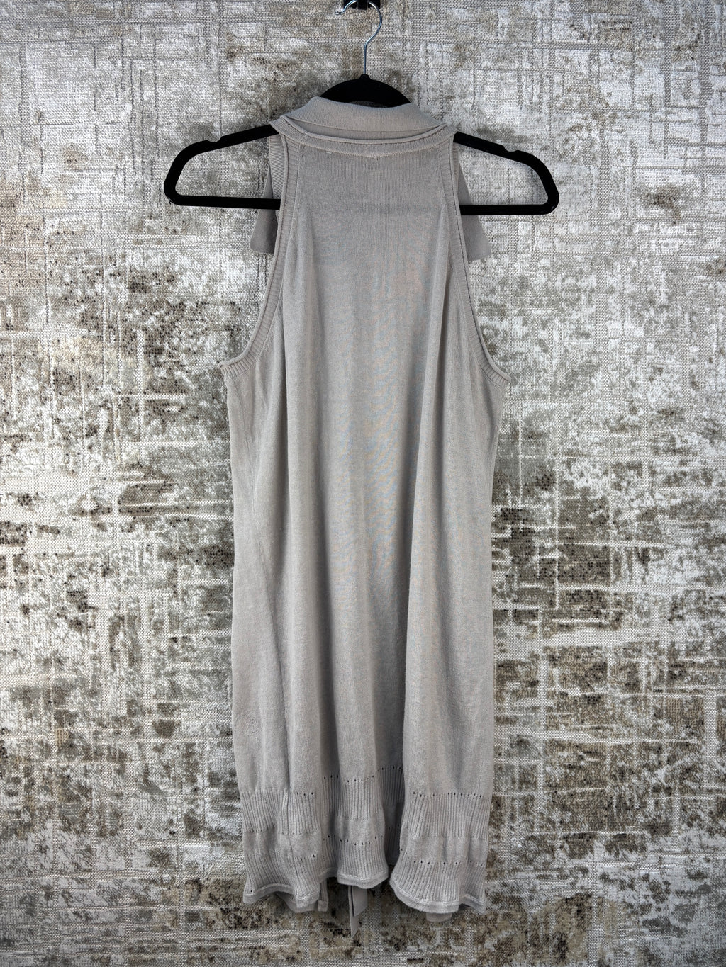 Womens Y2K Cop Copine Gray Knit Cardigan