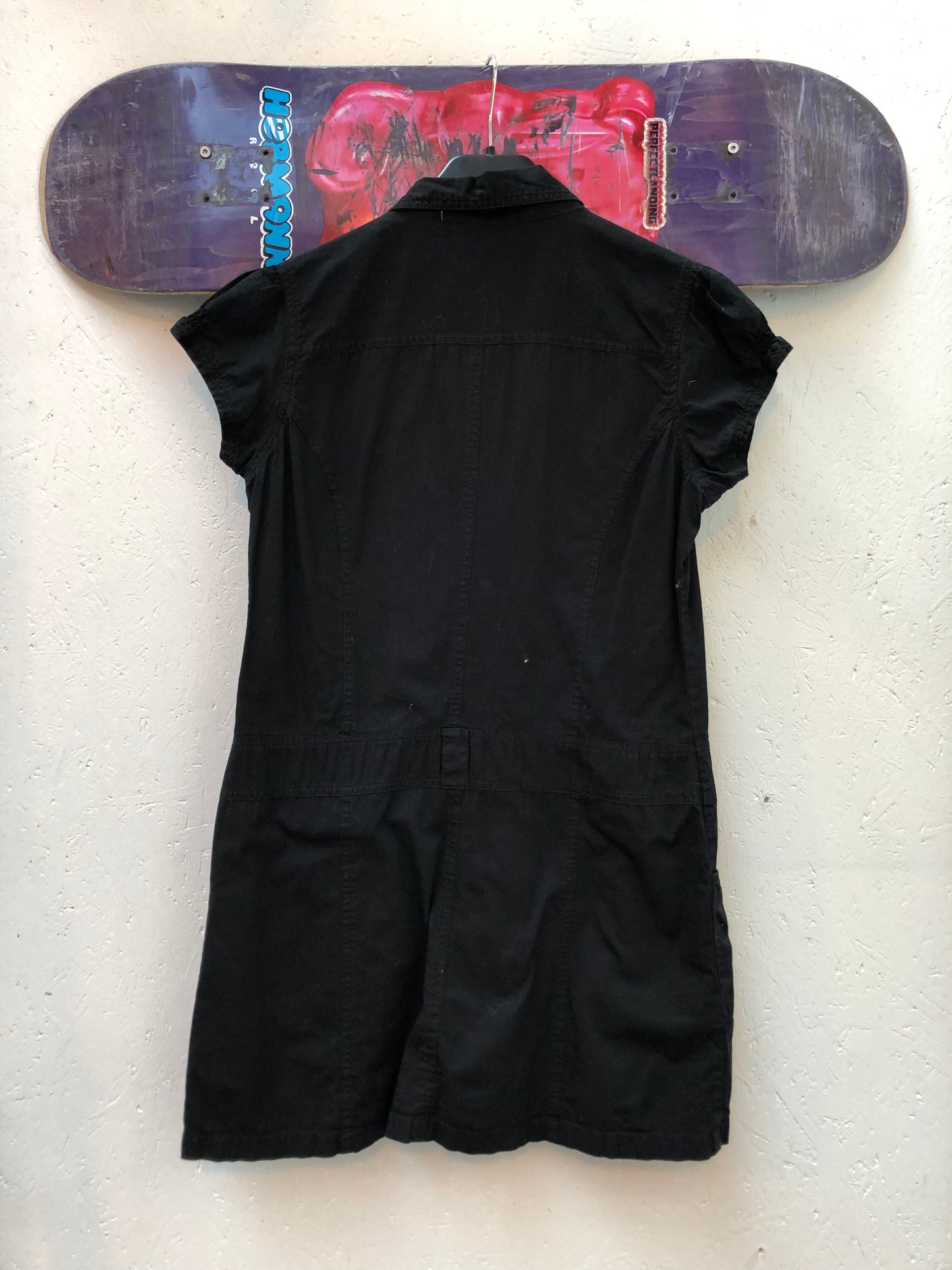 Black Button Down Shirt Dress