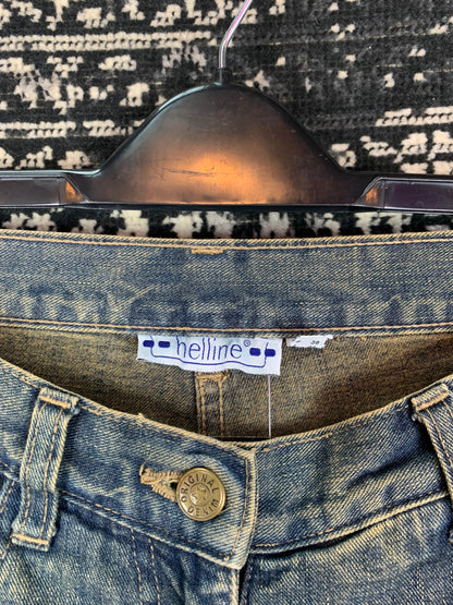 Women's Beaded Y2K Aesthetic Straight Leg Jeans