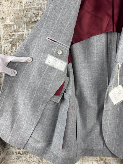 Brunello Cucinelli Grey Flannel Blazer