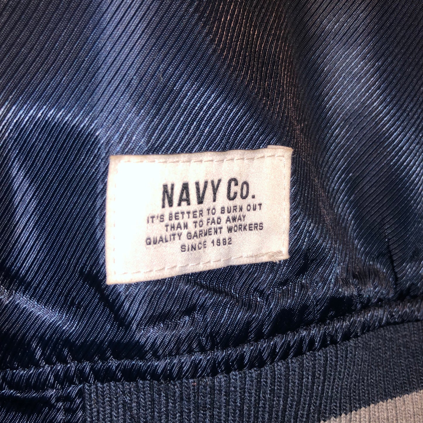 Y2K Navy Co Bomber