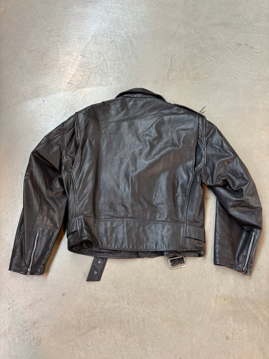 Vintage Italian Leather Biker Jacket