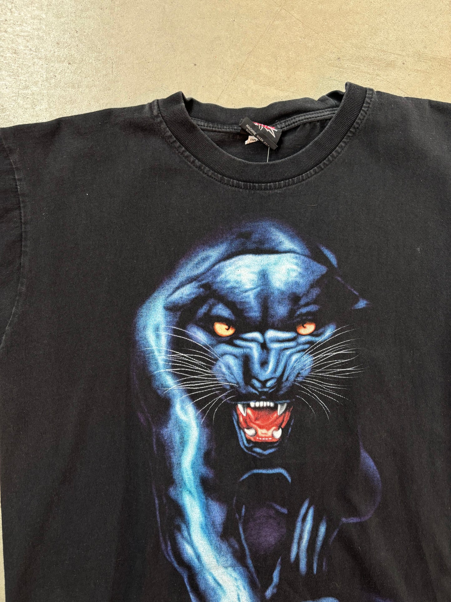 Black Graphic Panther T-Shirt
