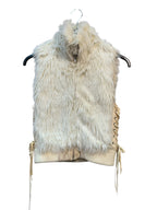 Y2K Shaggy Faux Fur Zip Vest