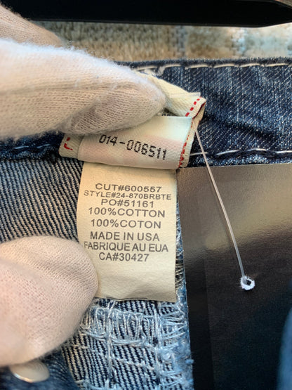 True Religion Joey Super T Rhinestone Jeans