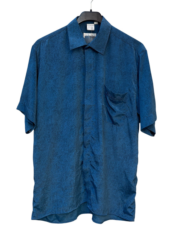 Mens Vintage Christian Dior 100% Silk Button Up Shirt