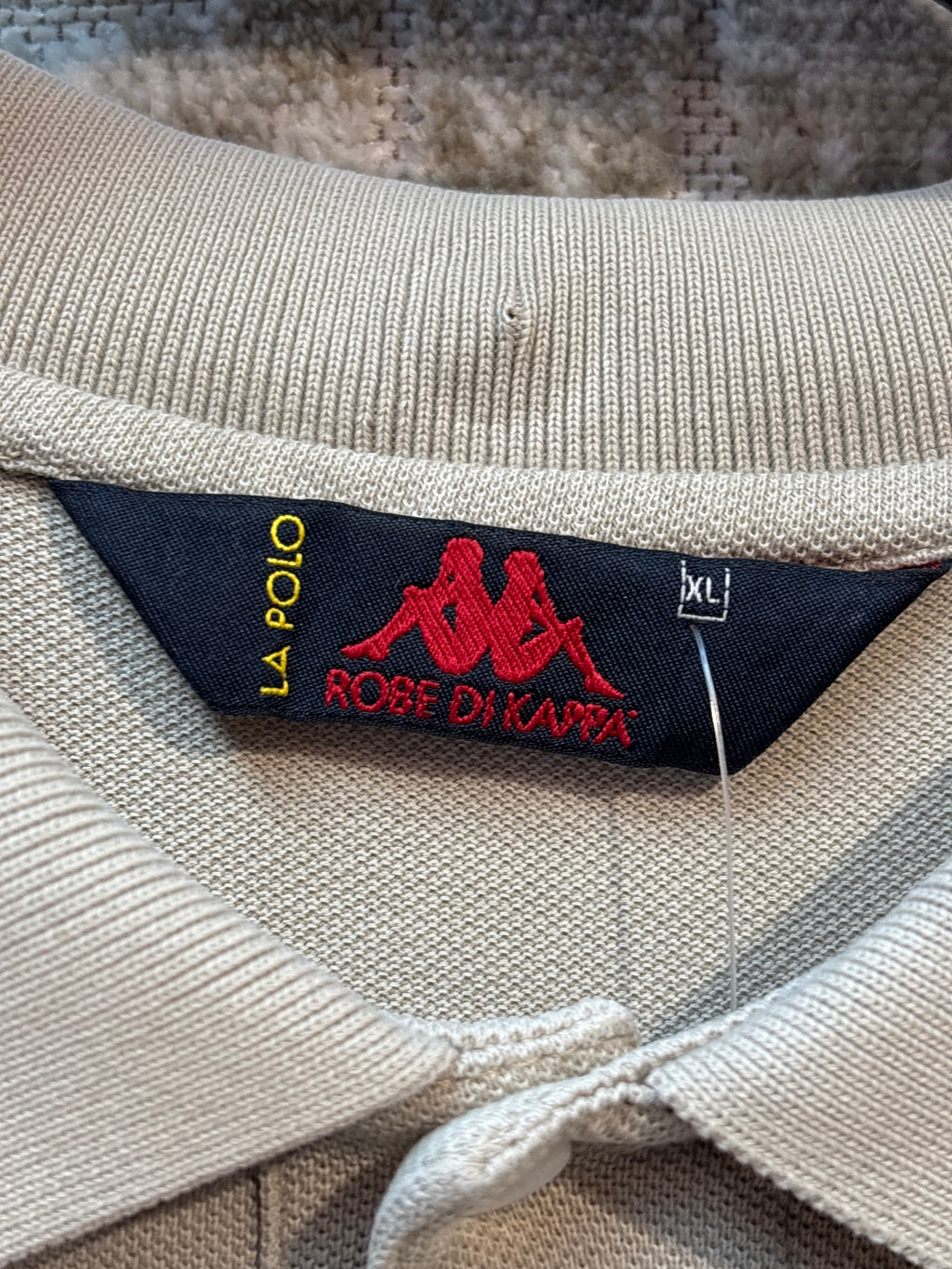 Kappa Vintage Beige Polo Shirt