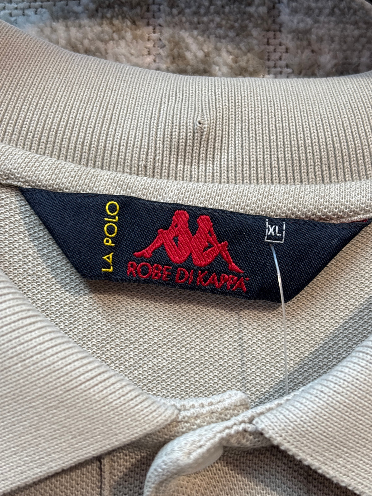 Kappa Vintage Beige Polo Shirt