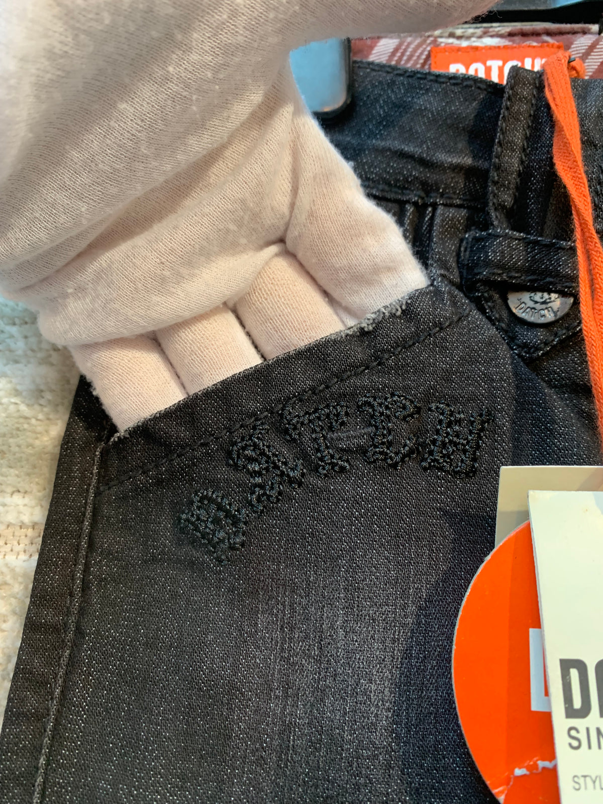 Datch Y2K Cropped Cargo Denim Capris