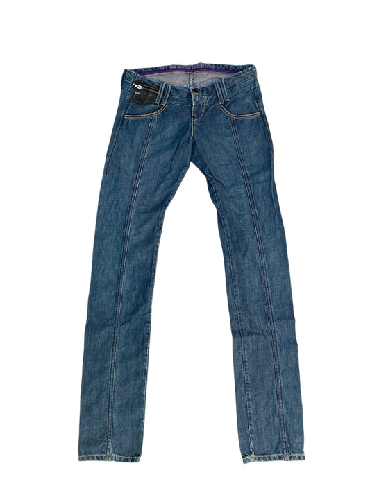 Edgy Vintage Straight Leg Jeans