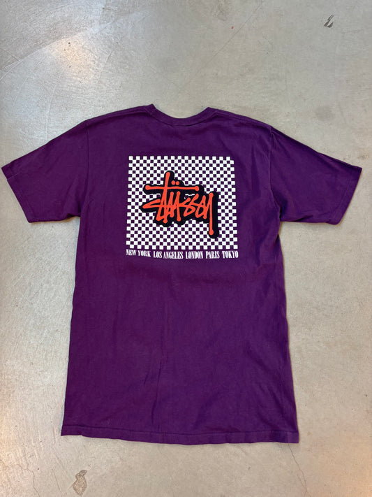 Stussy Purple T Shirt Men's M