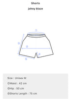 Mens Y2K Johnny Blaze Shorts