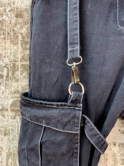 Womens The Ragged Priest Black Cargo Pants
