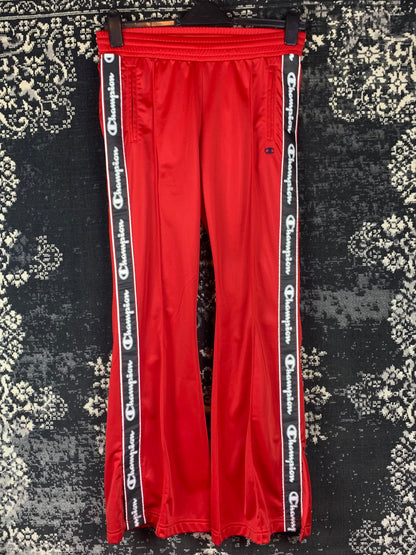 Y2K Women's Champion Red Flared Track Pants