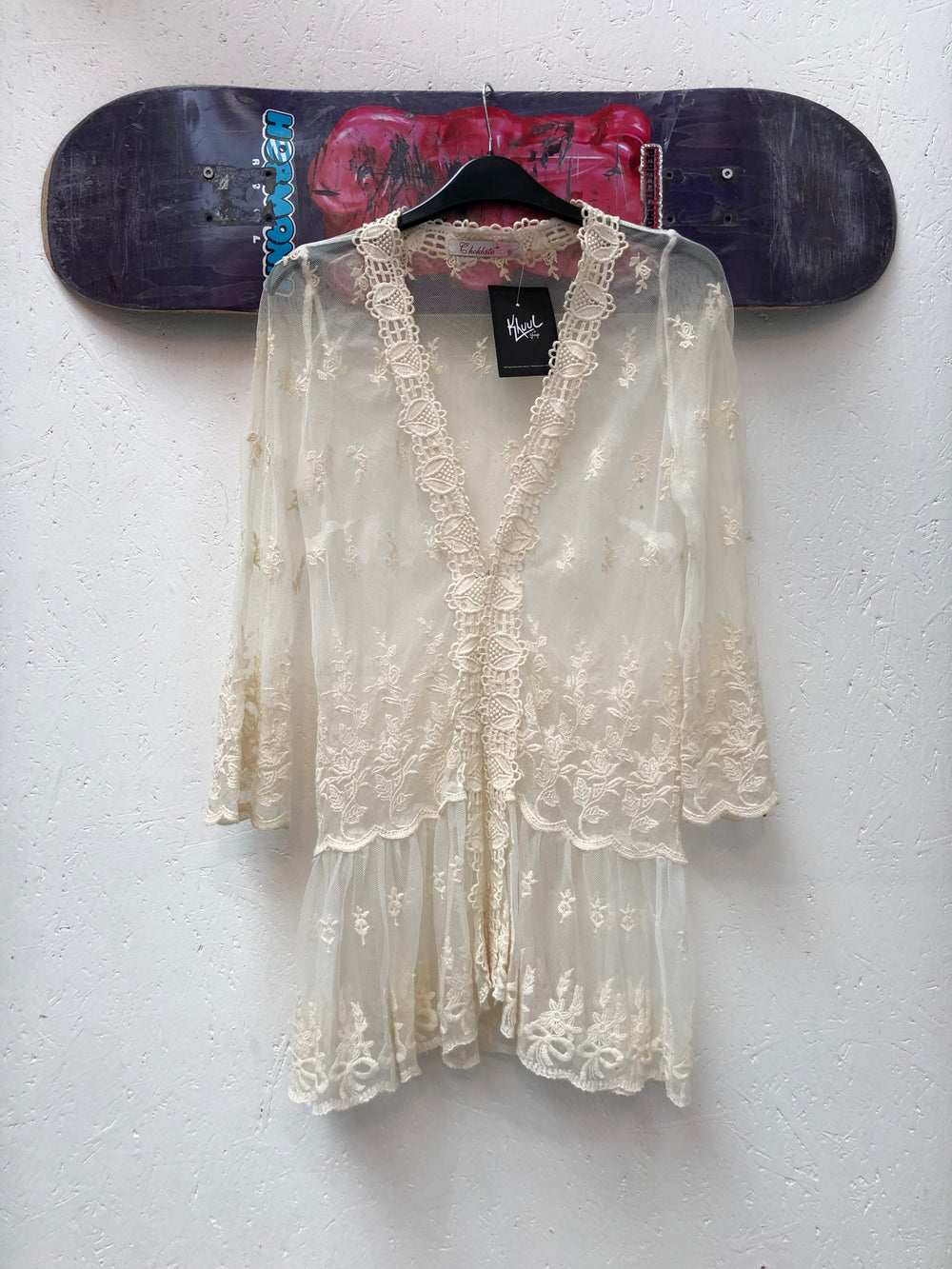Romantic Sheer Lace Dress Top