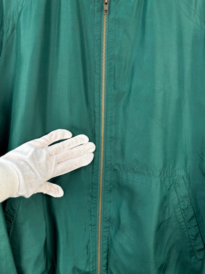 Mens Vintage Forest Green Bomber Jacket