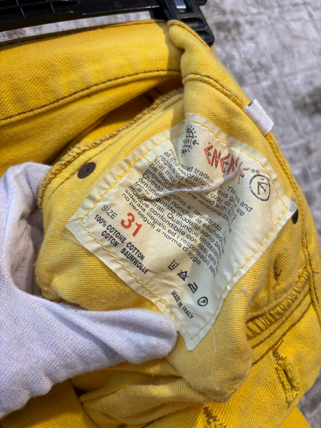 Energie Karpacho Yellow Denim Jeans