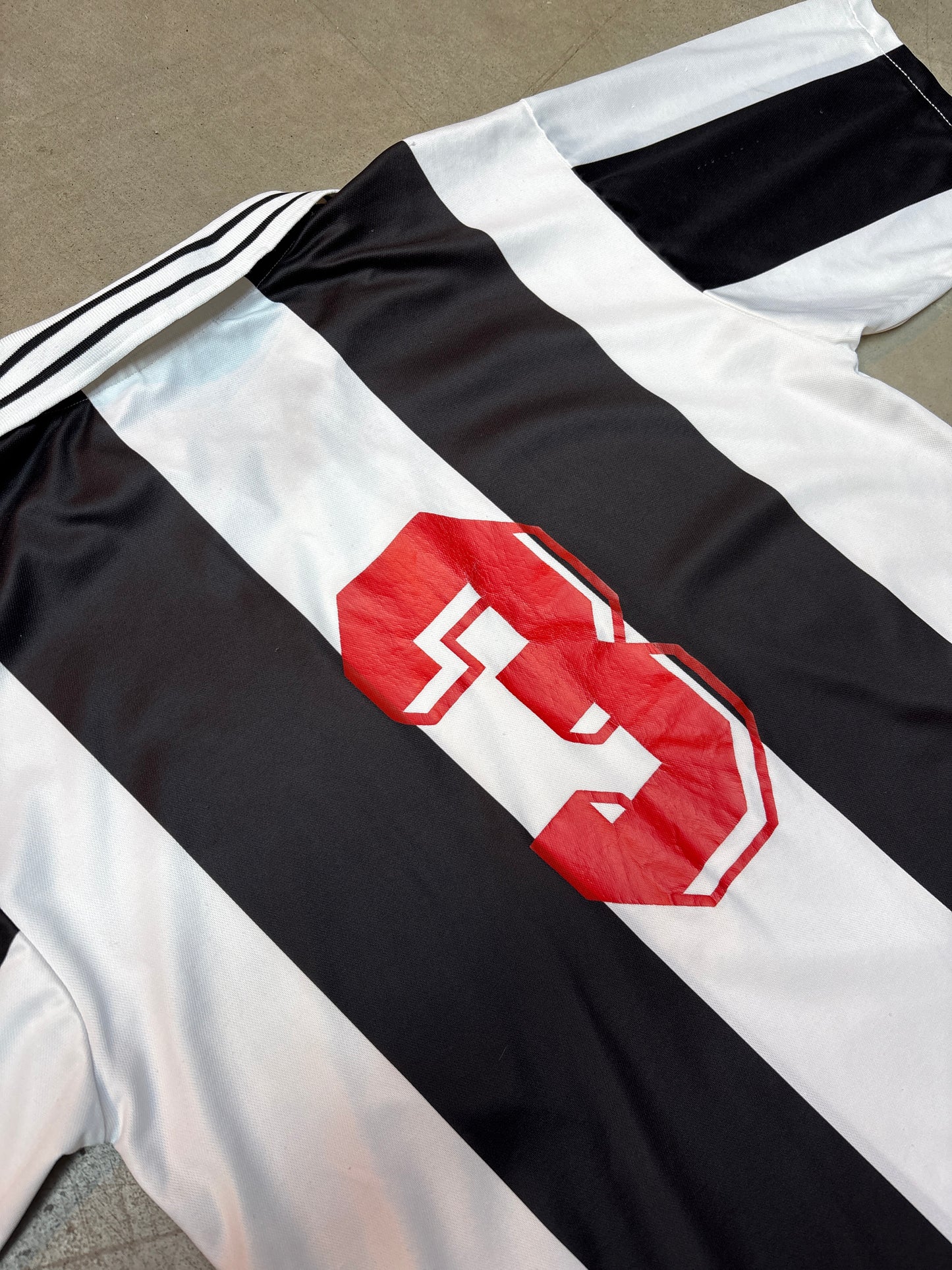 Puma Black and White Football Shirt