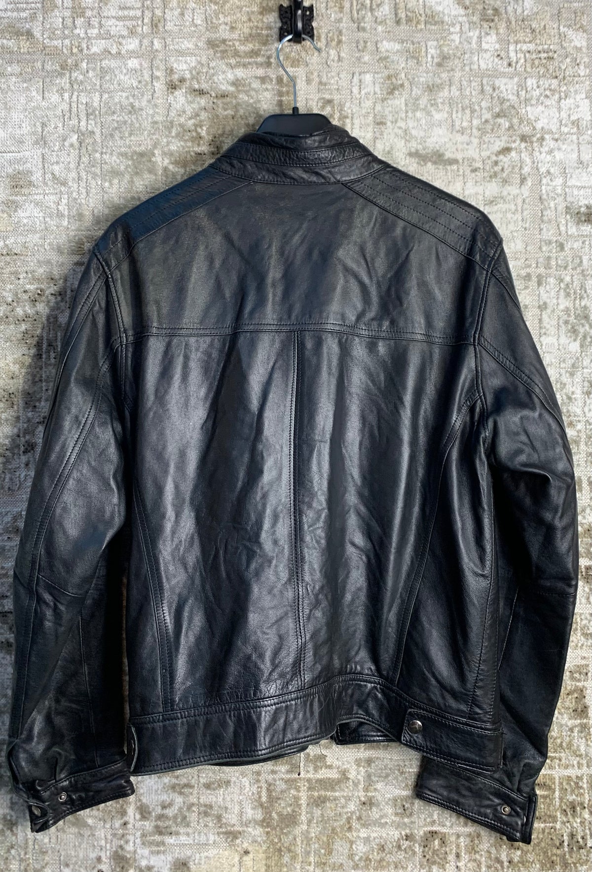 Calisyo Lambskin Leather Biker Jacket