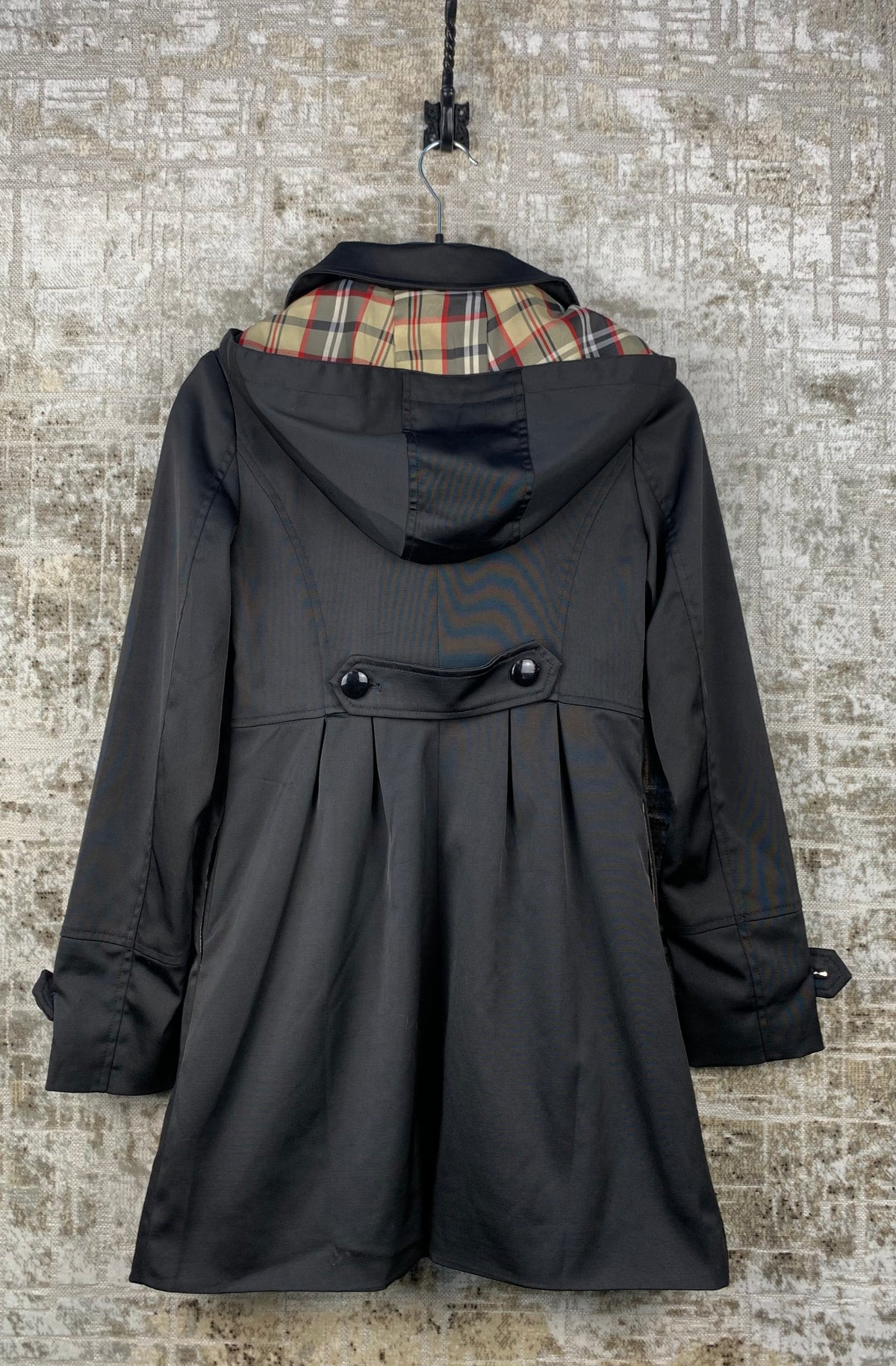 Womens Y2K Osley Black Napoleon Coat