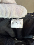 Gothic Black Corset Top XL