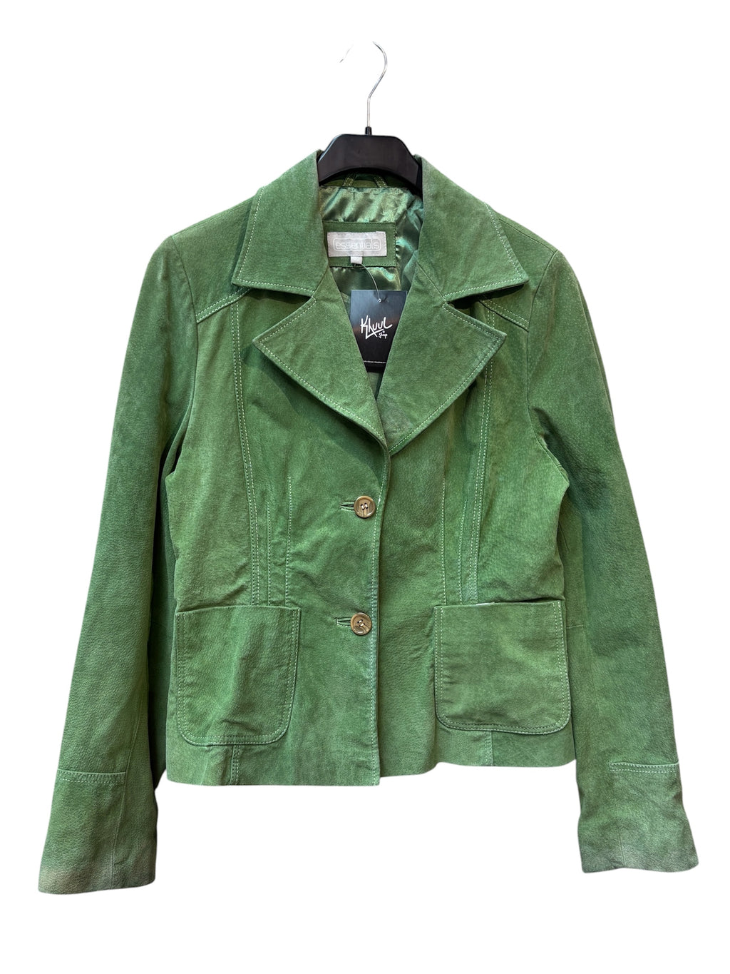 Essentials Faux Suede Blazer Jacket