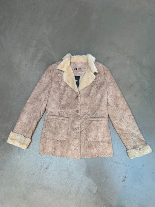 Vintage Kan Kan Faux Suede Coat