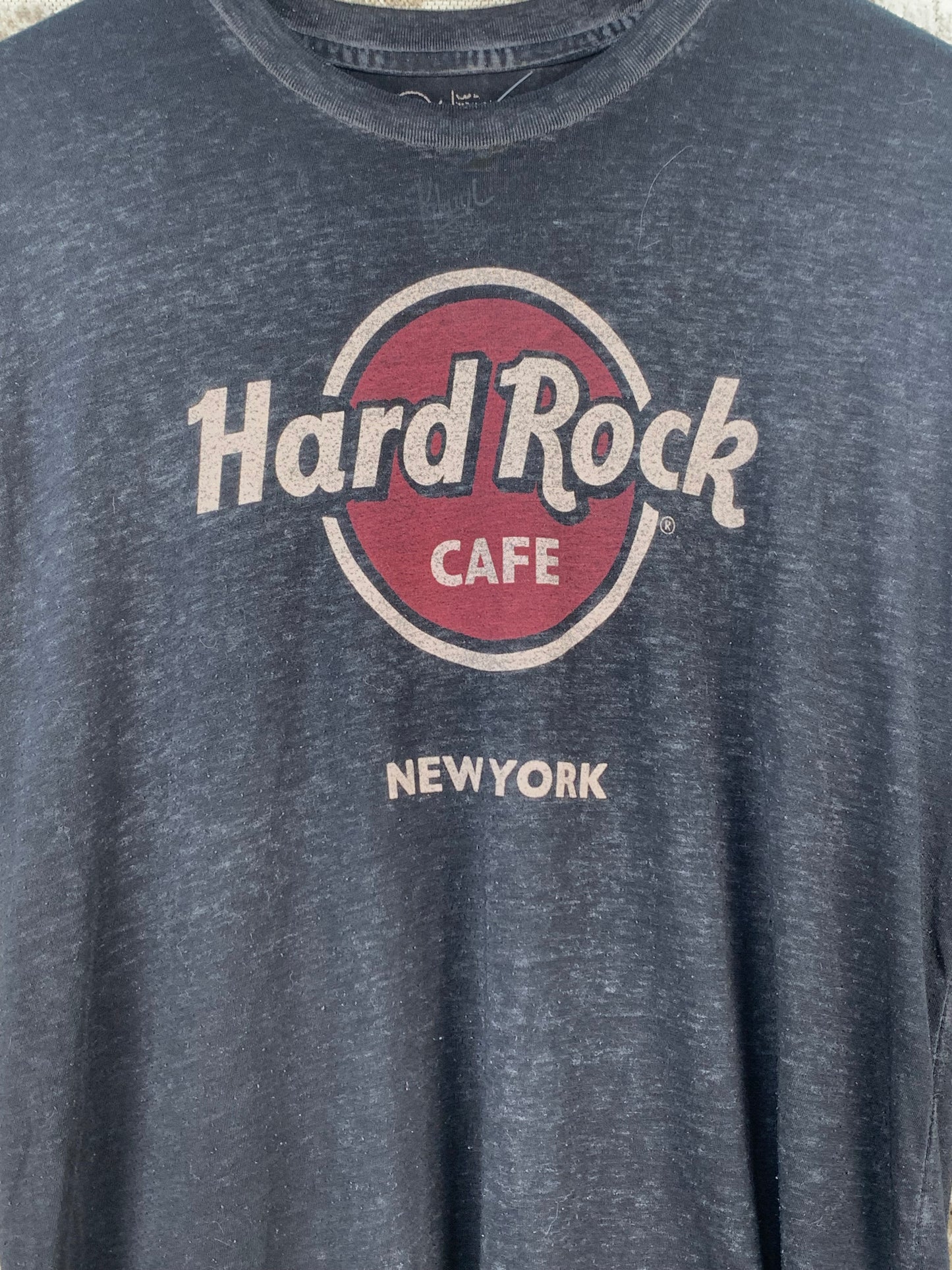 Hard Rock Cafe New York Dark Grey Graphic T Shirt