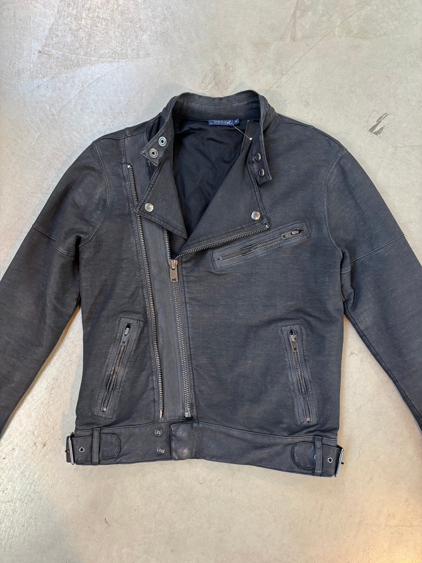 Polo Ralph Lauren Black Biker Jacket