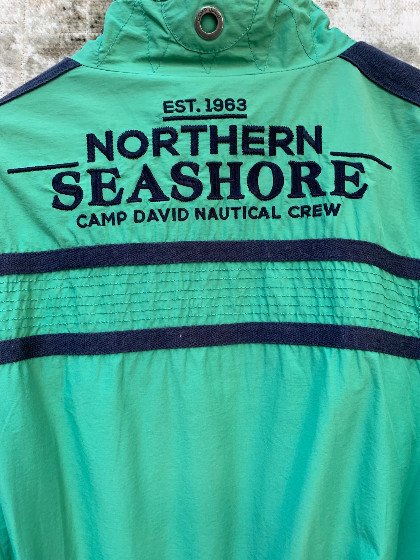 Men's Vintage Camp David Green Sea Jacket