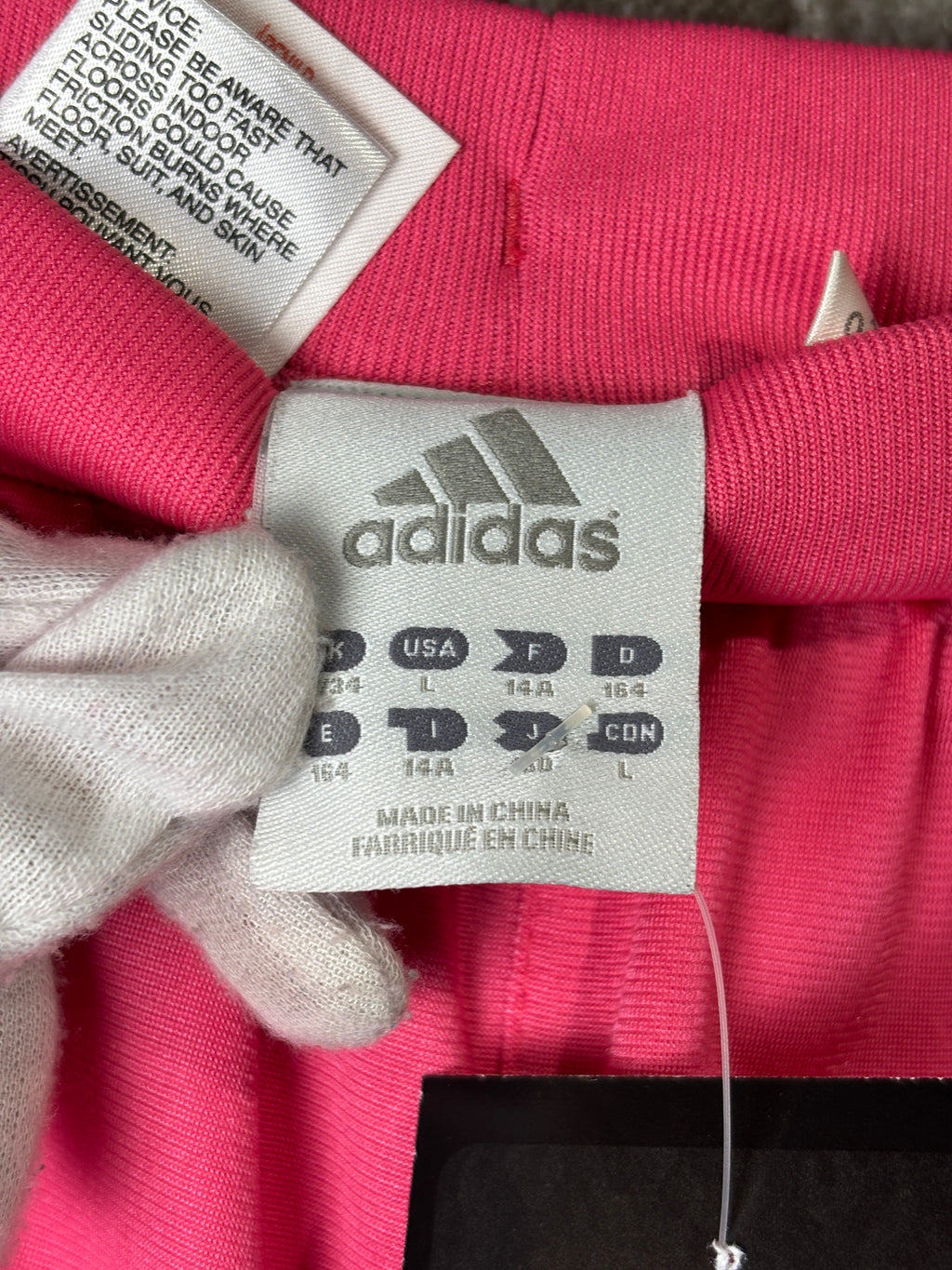 Adidas Pink 3-Stripes Track Pants