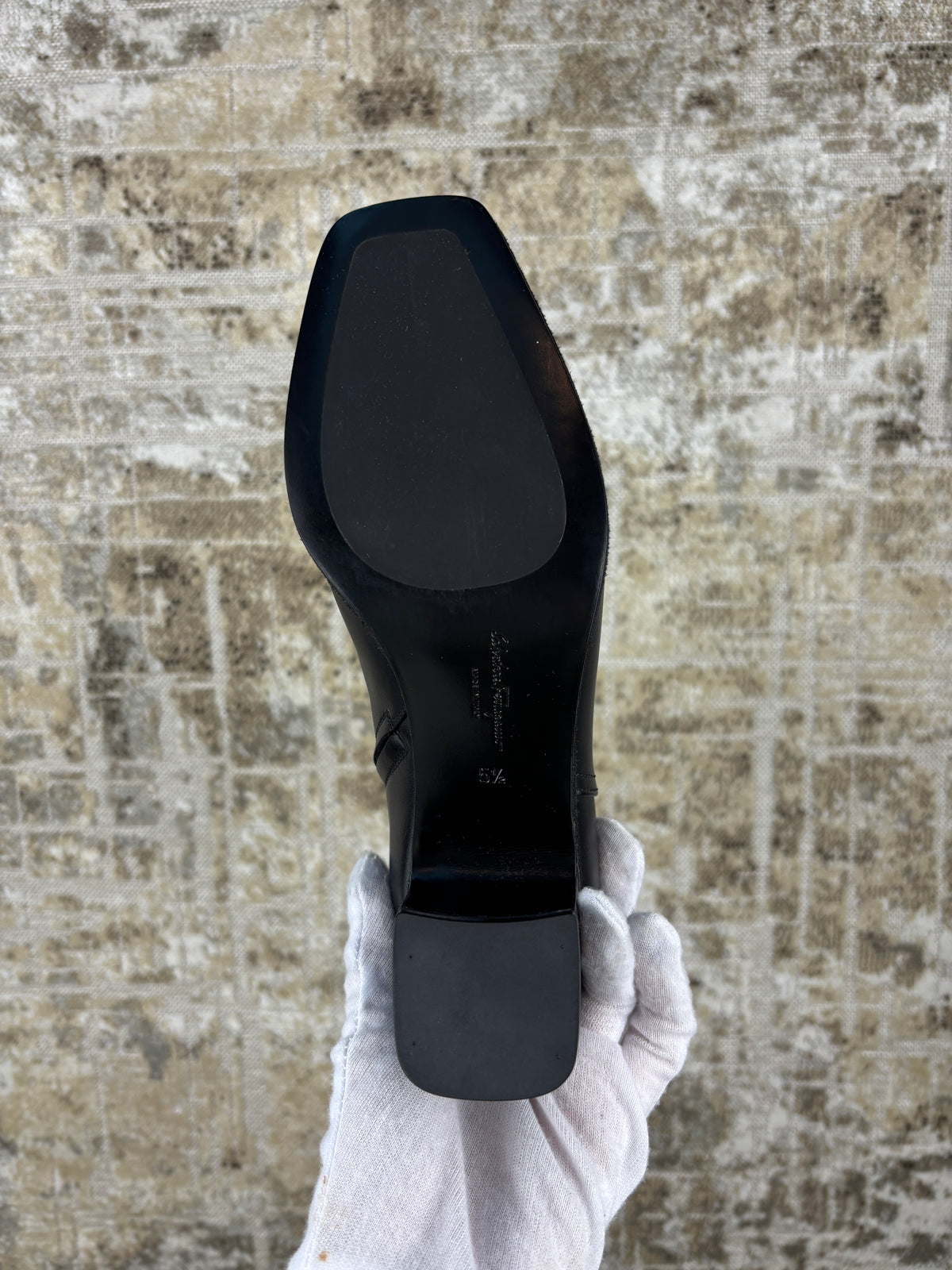 Ferragamo Cassaro Black Leather Ankle Boots