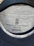 Brunello Cucinelli Men’s Navy Blue T-Shirt