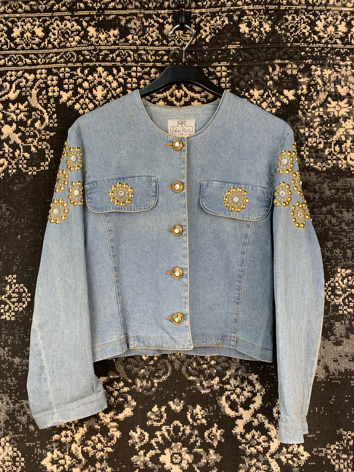 Women's Vintage Fabio Ricci Light Wash Denim Jacket
