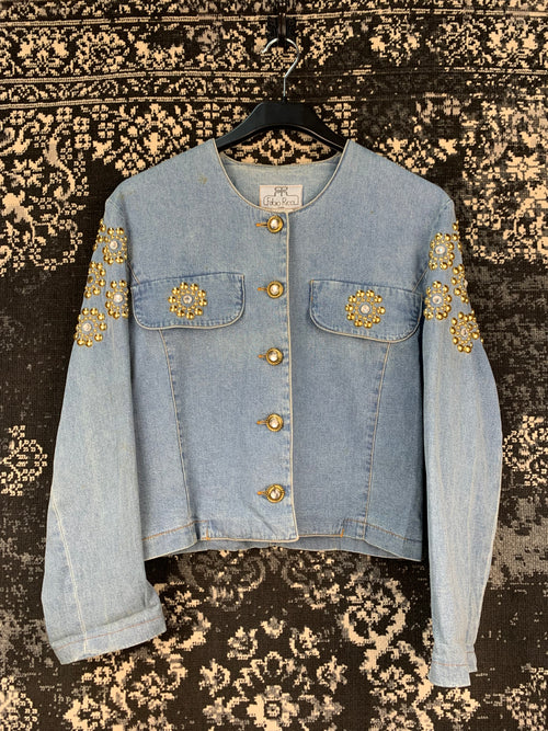 Women's Vintage Fabio Ricci Light Wash Denim Jacket