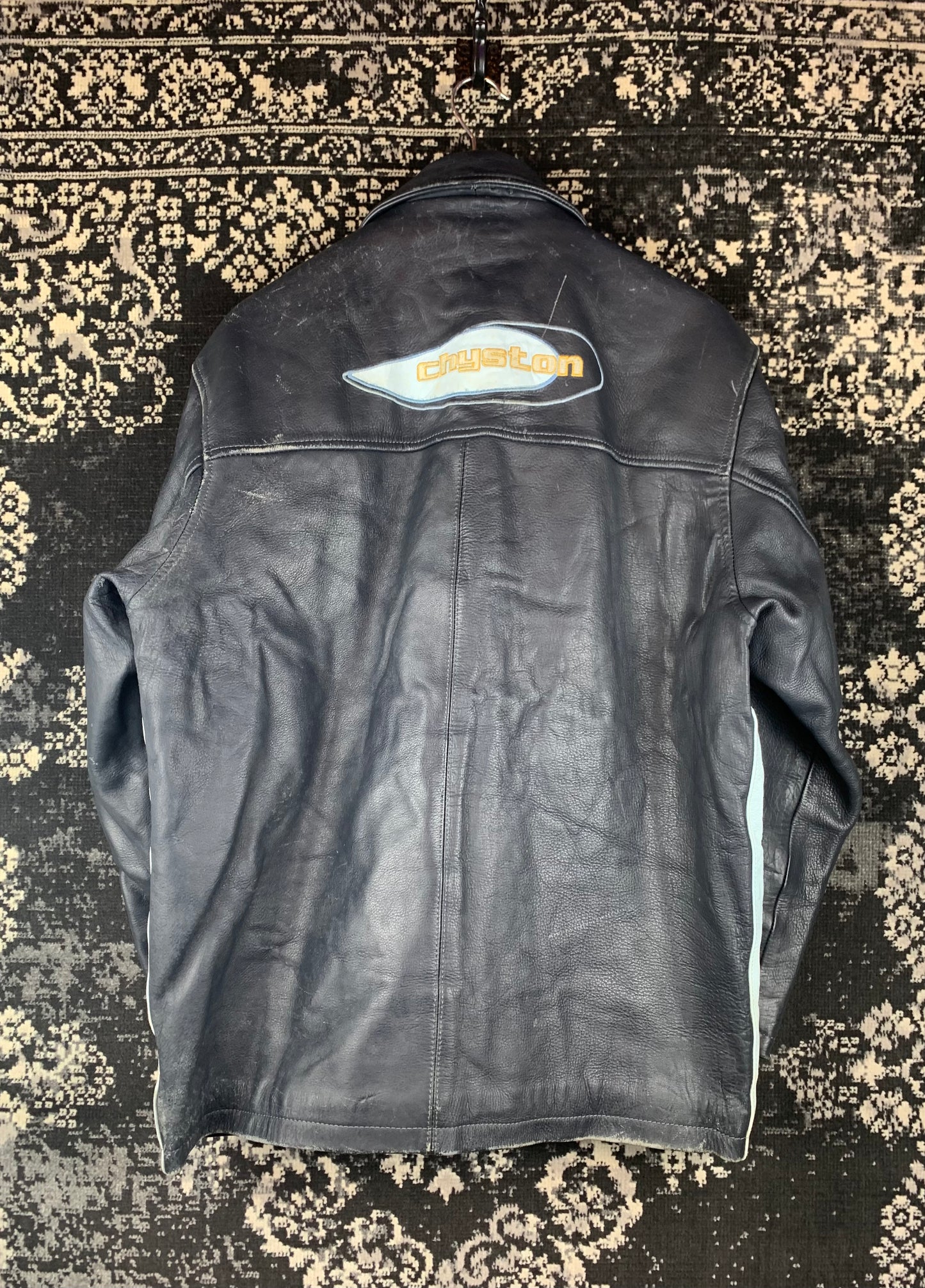 Mens Vintage Chyston Leather Jacket