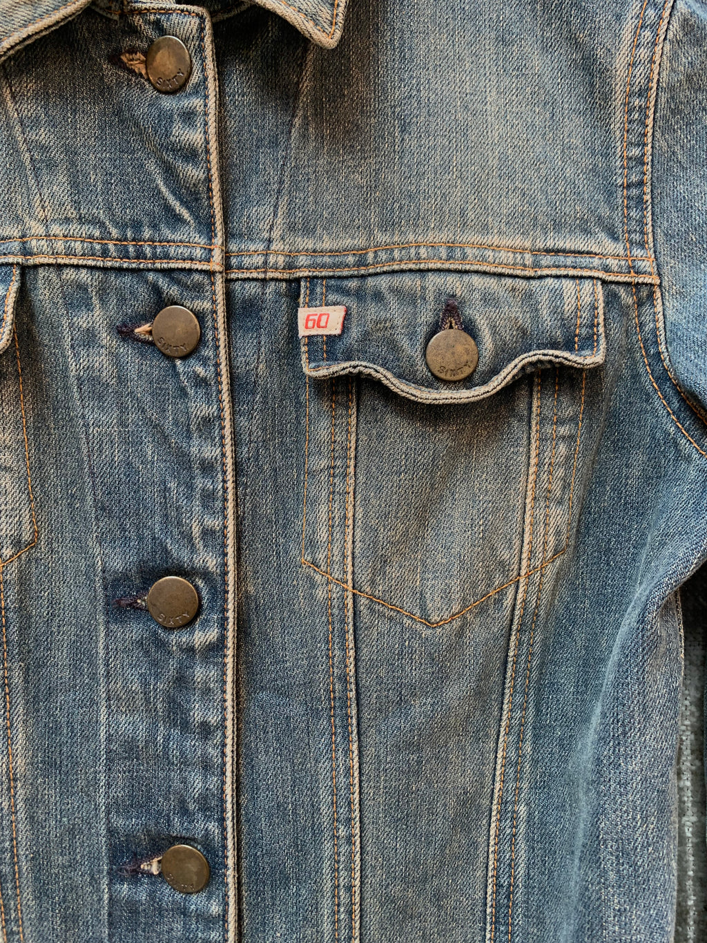Miss Sixty Y2K Belted Denim Coat Dress