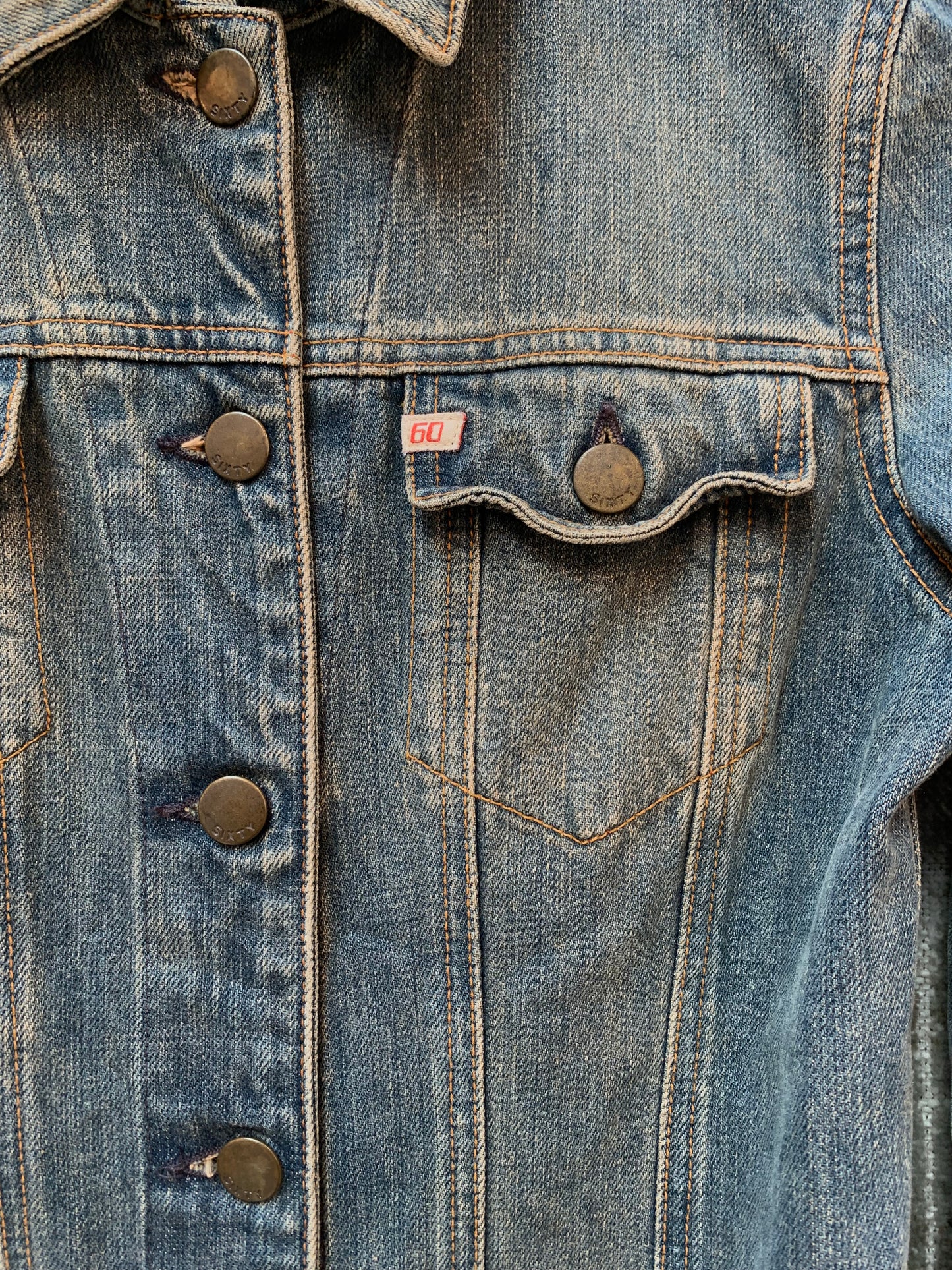 Miss Sixty Y2K Belted Denim Coat Dress